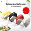Stainless Steel Ring-shaped Garlic Press - Handheld Garlic Paste Maker Tool.