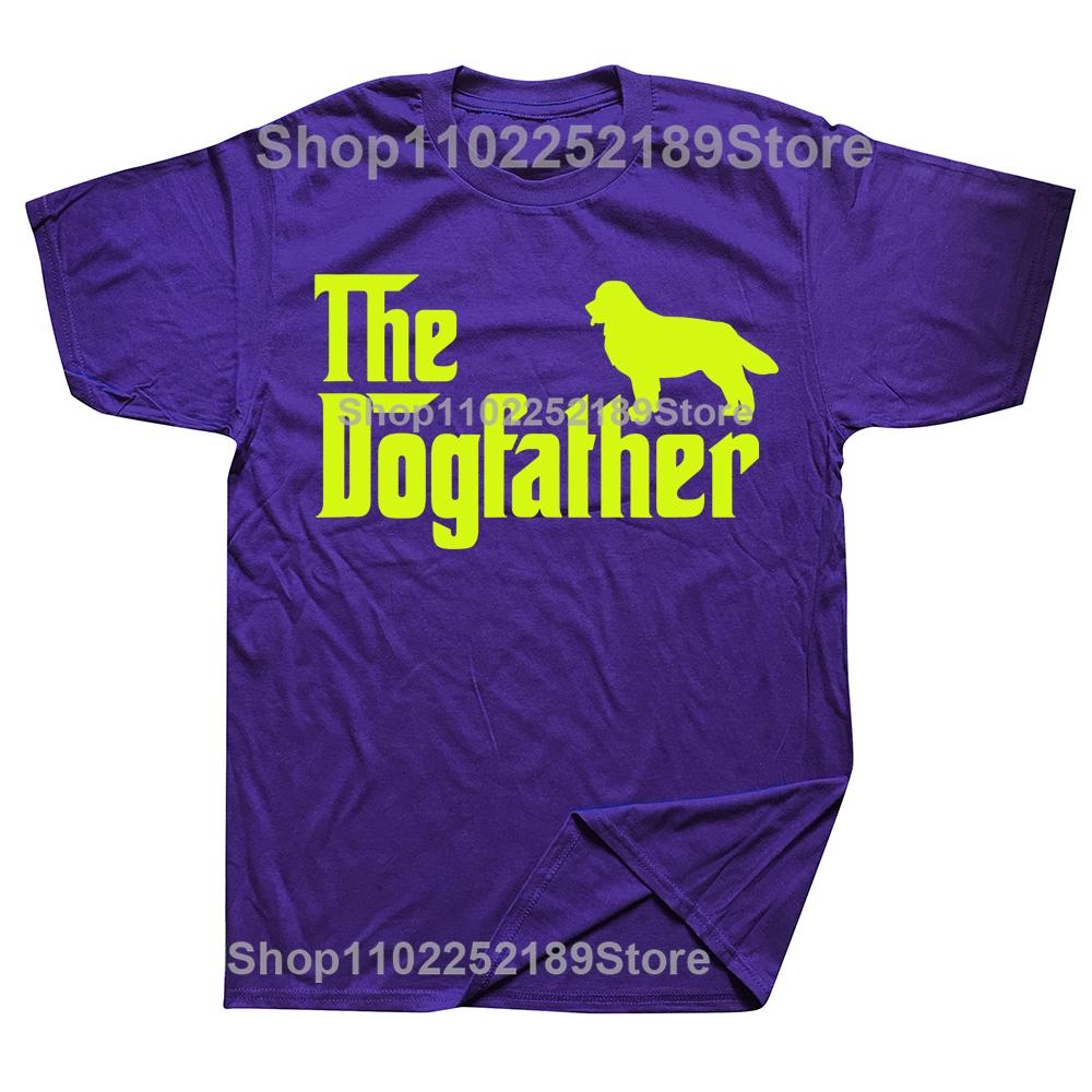 Neuheit Berner Sennenhund The DogFather T-Shirts Grafik Baumwolle Streetwear Kurzarm Geburtstagsgeschenke Sommerstil T-Shirt