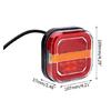 2pcs Trailer LED Tail Indicator Number Plate Light Rear Reverse Brake Stop Lamp