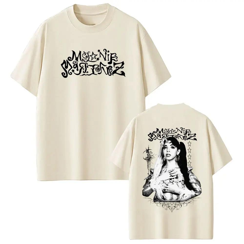 2026 Summer Singer Melanie Martinez Heads Album Print TShirt Unisex Women Hip Hop Pop Aesthetic Vintage Short Sleeve Tshirts