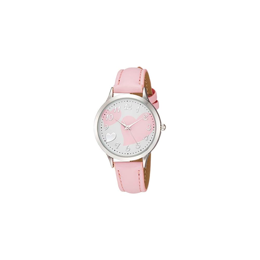 Alias Amalfi Dia Analog Women s Watch Pink Waterproof Leather Strap