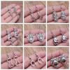 50 Styles Animal Pendant Dangle Earrings Drop Earrings Antique Silver Color Plated Unicorn Horse Elephant Snake Tiger Earrings