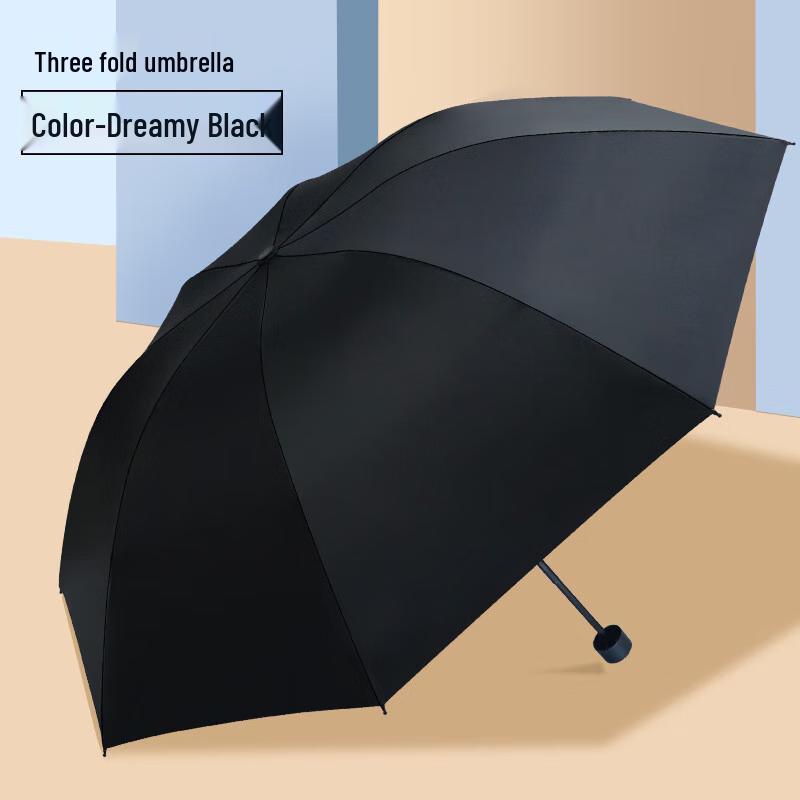 Hongye UV Protection Three-Fold Sun & Rain Umbrella