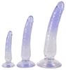 Crystal - Set of 3 Training Anal Dildos, 3 Sizes, Blue