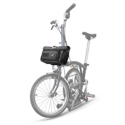 Rhinowalk Brompton Folding Bike Front Bag/Shoulder Bag, 2-Way, 4L, Waterproof, Roll-Top with MOLLE System, Bicycle Handlebar Bag, Folding Bike, Urban