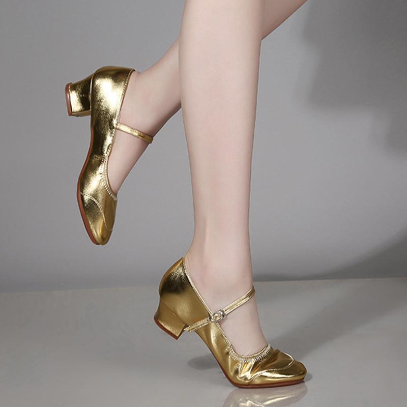 Kožené boty na latinskoamerické tance Dámské Dospělé Měkká podrážka Tango Standardní taneční boty Moderní boty