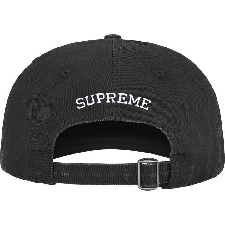 Supreme Pigment Coated 2-Tone S Logo 6-Panel Black