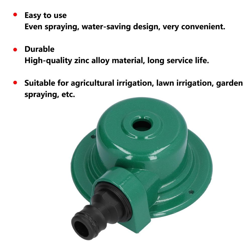 G1/2 Irrigation Sprinkler Nozzle Zinc Alloy Garden Sprinkler Lawn Sprinkler  Garden Watering