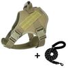 Tactical Anti-Pull Dog Harness & Leash for Medium to Large Breeds - Ideal for Border Collies & Golden Retrievers