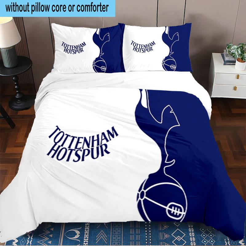 Tottenham Crest Design 3PCS Bedding set,Ideal for1pc Duvet Cover And 2pcs Pillowcases Perfect for Christmas gift,Ideal for Bedroom, Dormitory
