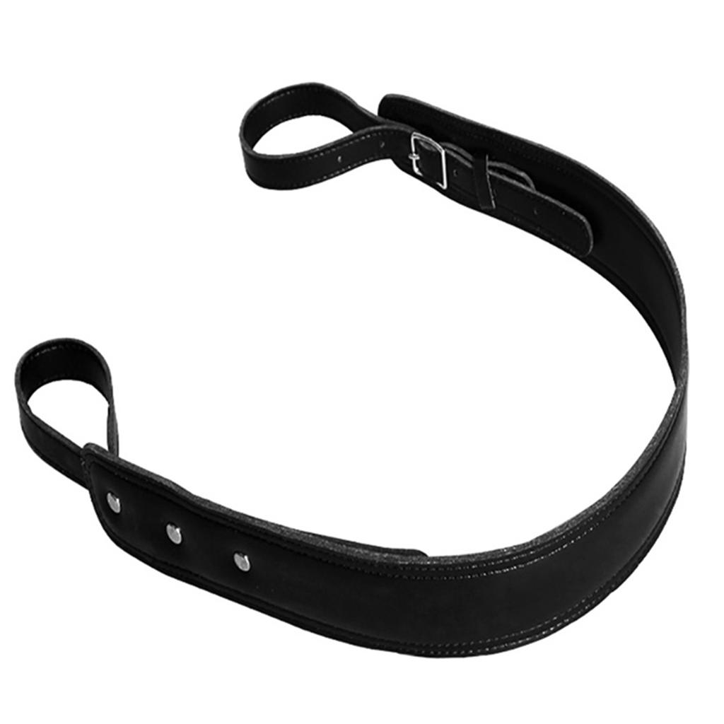 Adjustable Length PU Leather Single Shoulder Arm Strap for Tuba Musical Instrument Accessory