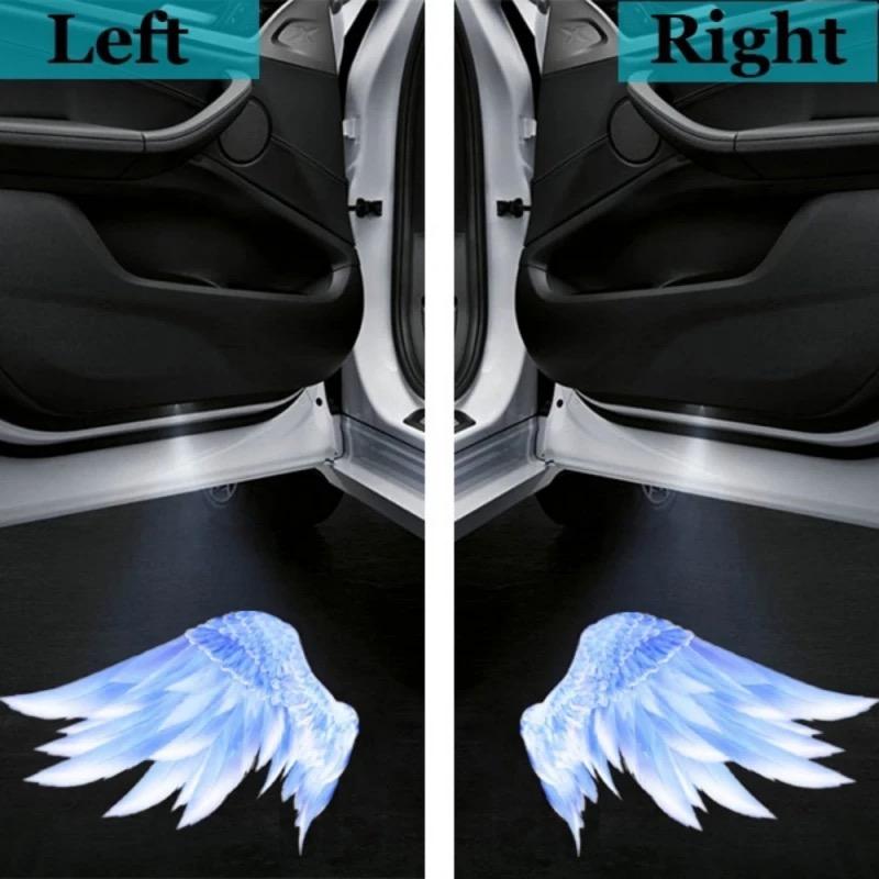 2PCS HD LED Car Door Projector Welcome Light For Chevrolet Captiva 2007-2017 2018 2019 2020 Auto Accessories