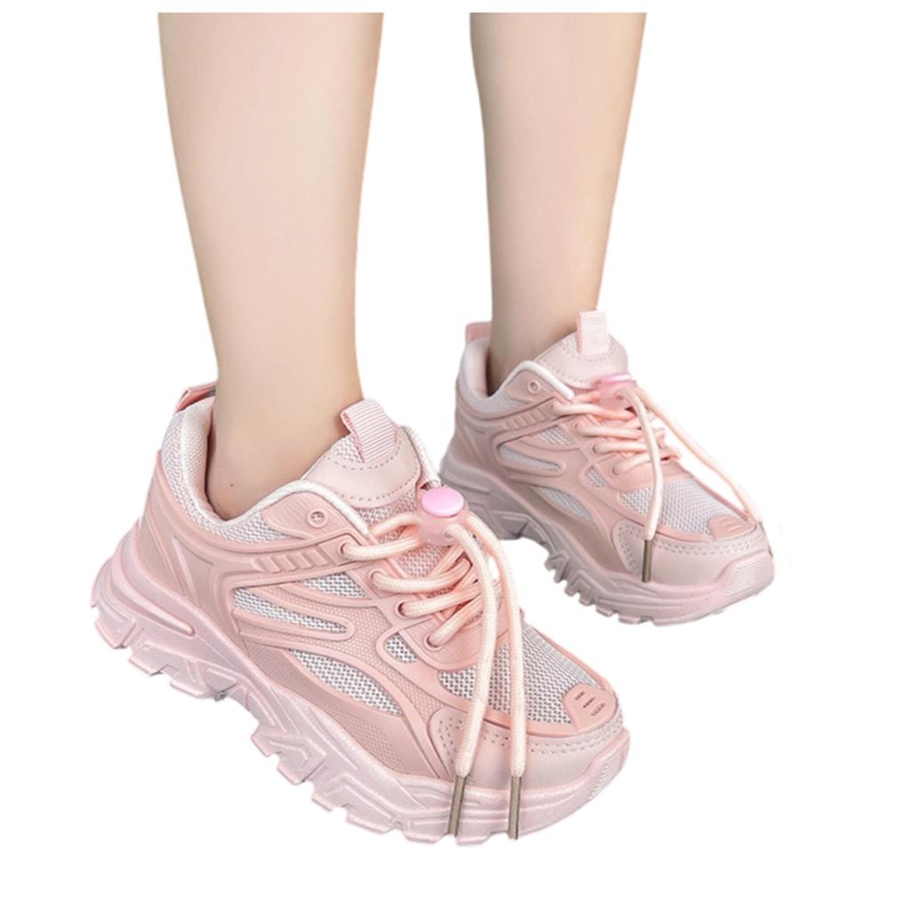 Scarpe da Ginnastica Leggere per Bambina Scarpe da Corsa Traspiranti Antiscivolo Casual Chunky Dad Sneakers per Bambini Calzature Sportive da Passeggio