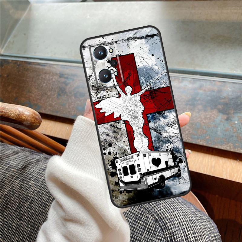 

EMT EMS Ambulance Case For Realme 11 12 13 14 Pro Plus C53 C55 C51 C25 C63 C61 C65 C67 C71 C75 GT6 GT7 15 Pro Realme C65 4G
