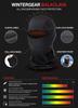 Tesla Balaclava Neck Warmer, Fleece-Lined, Windproof, Thermal, Breathable, Stretchy, Warm, Face Mask for Motorcycle, Cycling, Skiing, Snowboarding,
