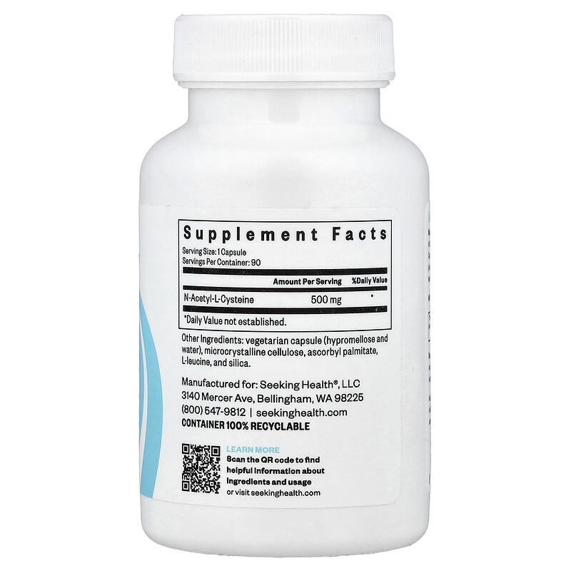 NAC, 500 Mg, 90 Capsules