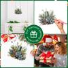 Acryl Spezielle Form Weihnachts-Thema Diamantmalerei Hängeornamente Set Strass Diamantkunst Fensteranhänger Heimdeko