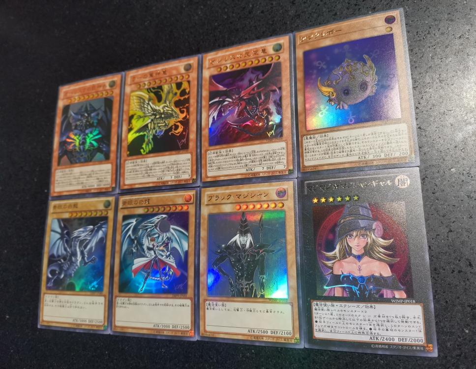 Faça você mesmo 8 peças/conjunto Yu-gi-oh! Coleção de Cartas Feita em Casa Vidro Flash Dourado Laser Flashs Brinquedo de Anime Presente Desenho Animado