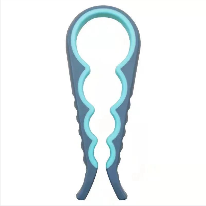 Jar Opener for Weak Hands 5 In 1 Multi Function Can Opener Bottle Opener Kit with Non Slip Silicone Handle