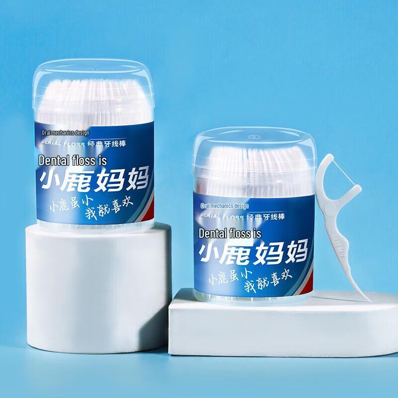 FAWNMUM Round Dental Floss Picks - 150 Count