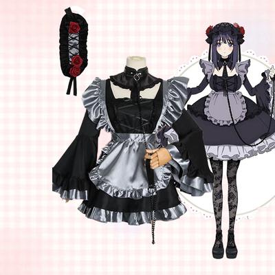 Anime My Dress Up Darling Marin Kitagawa Cosplay Kostüm Maid Cosplay Kleid Halloween Kitagawa Marin Kuroe Shizuku Komplettset