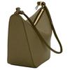 Loewe Hammock Hobo Embossed Letter Puzzle Zipper Closure Leather Hobo Bag Mini Women Bags Dark-Khaki-Green A538G13X01-3969