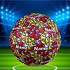 Custom Name Personalized Among Us Print Size 5 Soccer Ball Training & Match Football, for Team, Kicking, Gift for Football