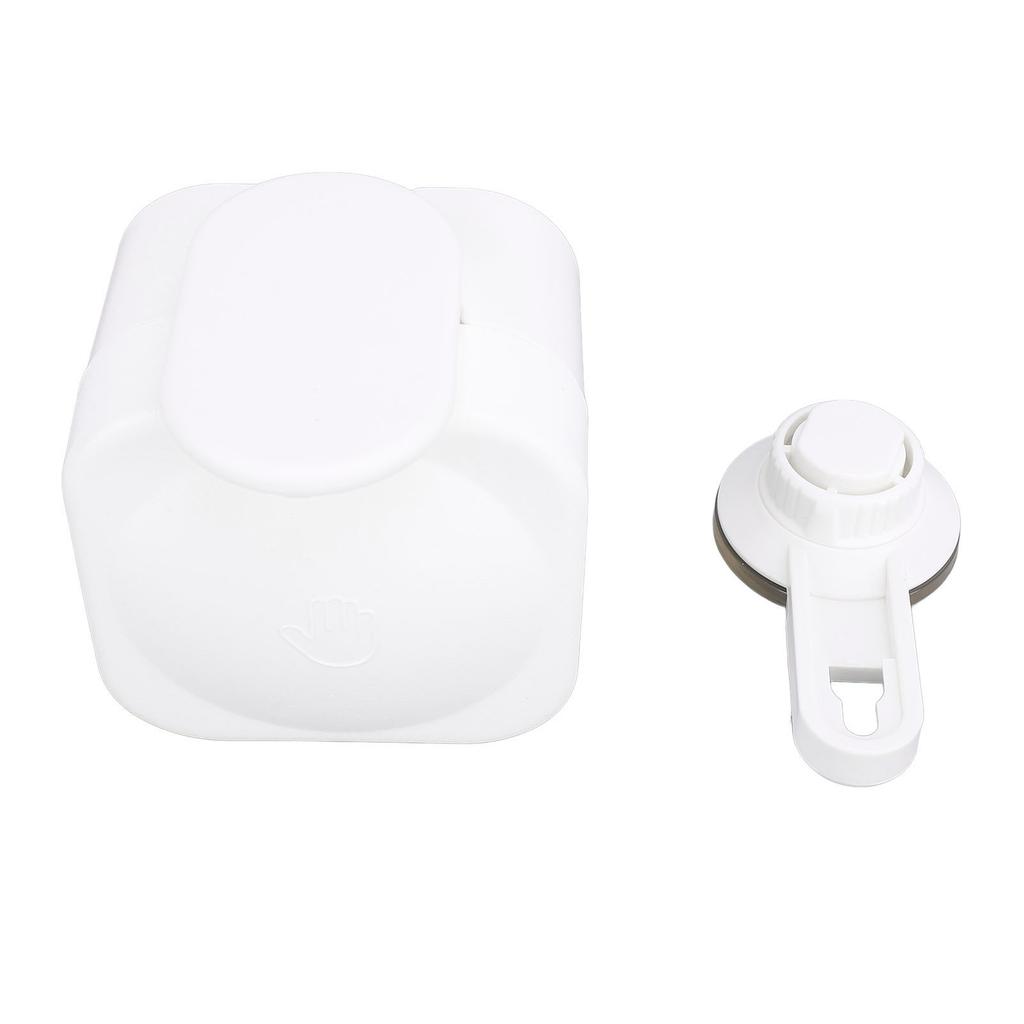 Dispenser Sapone Liquido con Ventosa Senza Foratura Portata 3KG Montaggio a Parete in Plastica Flacone a Pressione per Lavandini di Bagno e Cucina