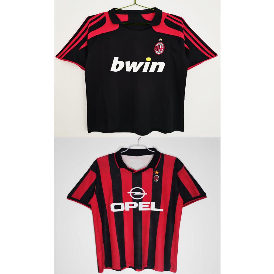 Retro AC Milan 06/07 Home Football Shirt - Kaka 09/10 Star Print Jersey