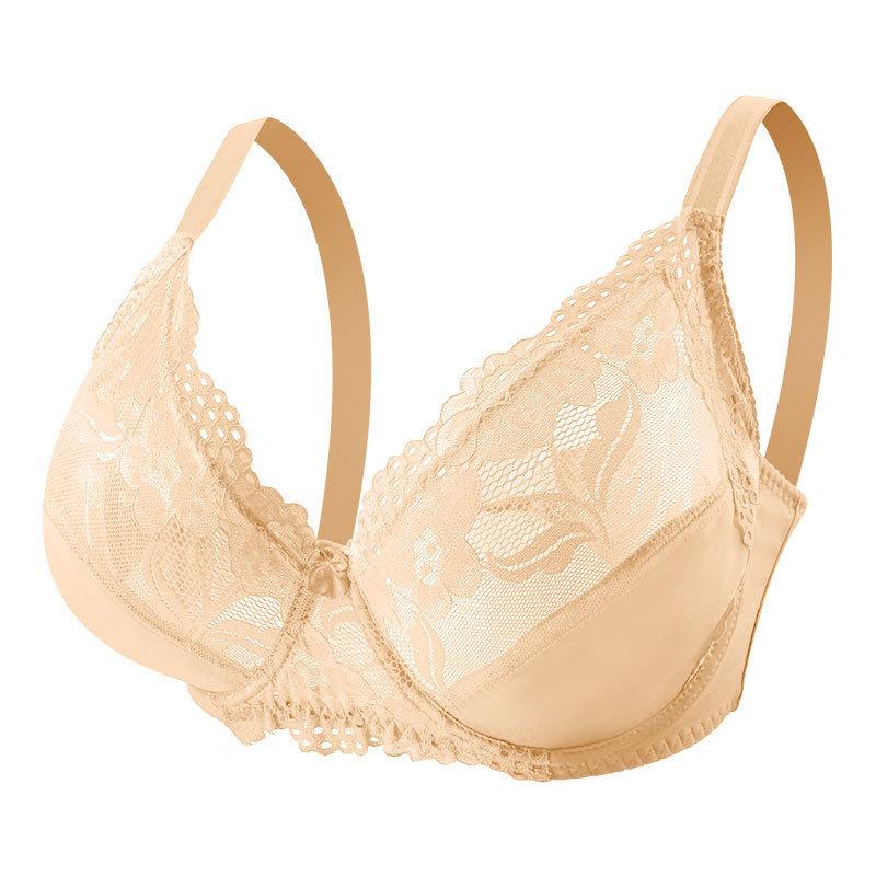 Wind Fashion U-Shaped Large Size Bra Sexy Lace Bra Large Size Women's Bra Underwear Women