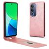 For Vivo Y19s 4G/Y29 5G Case with Card Slot Magnetic Vertical Flip Leather Phone Cover