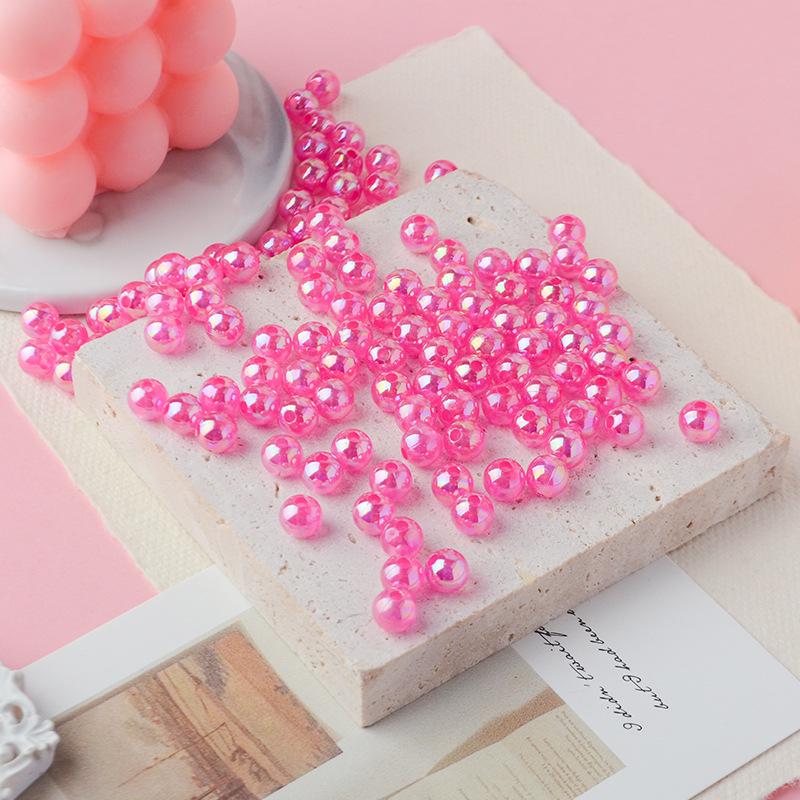Transparent AB Color Acrylic Rice Beads for DIY Bracelets & Necklaces