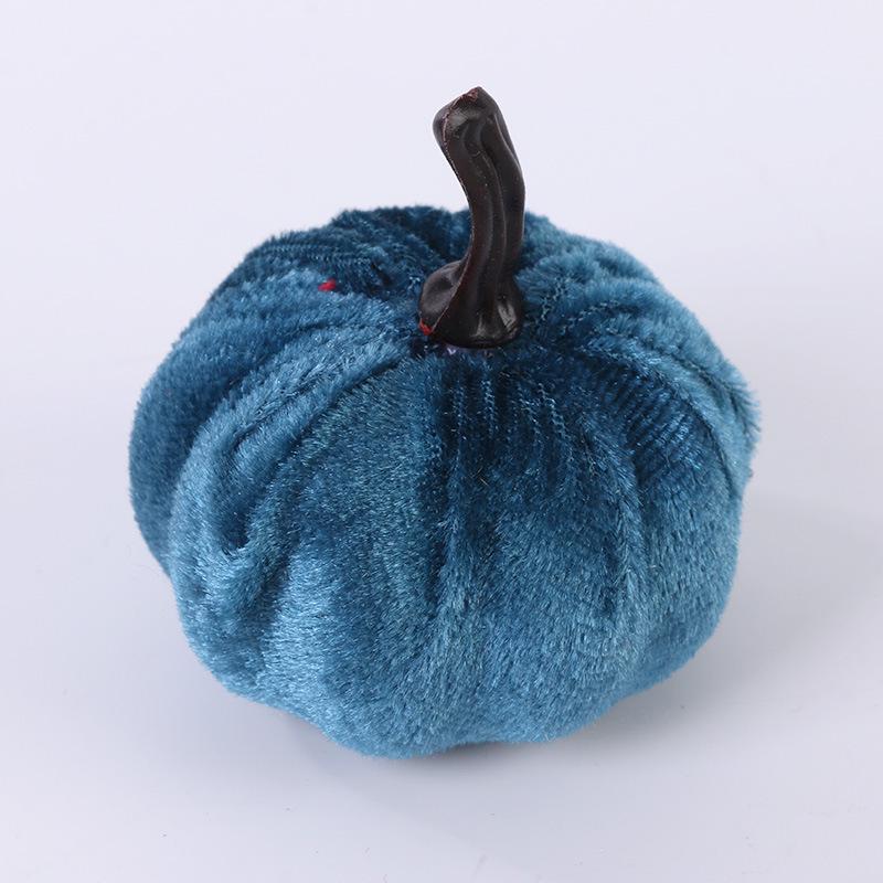 Thanksgiving Velvet Pumpkin Decoration - Table Ornament & Photography Prop