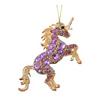 Horse Ornaments for Christmas Tree 2D Acrylic Sparkly Rhinestone Horse Hanging Ornament Gift for Women Girls Horse Lovers