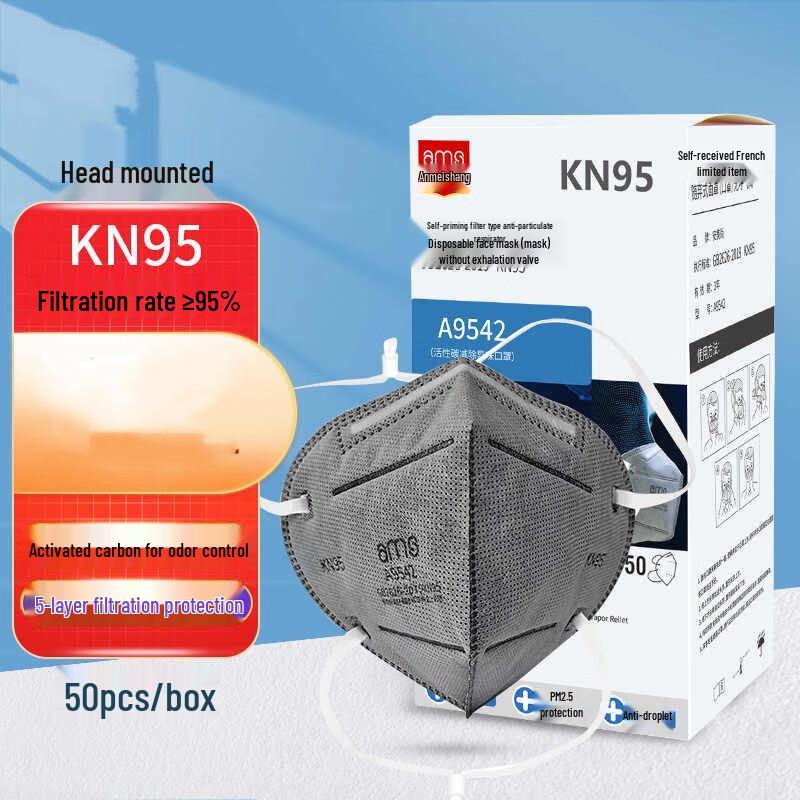 KN95 Activated Carbon Industrial Dust Mask