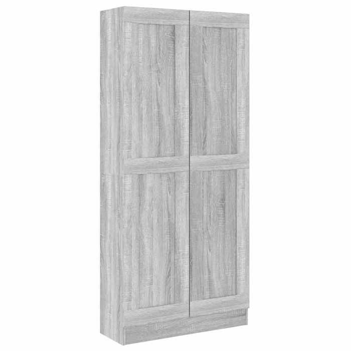 VidaXL Bibliothèque Sonoma gris 82,5x30,5x185,5 cm Bois d'ingénierie 815115