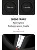 Suede & Genuine Leather Steering Wheel Cover for 9th & 10th Gen Accord - Ultra-Thin, All-Season