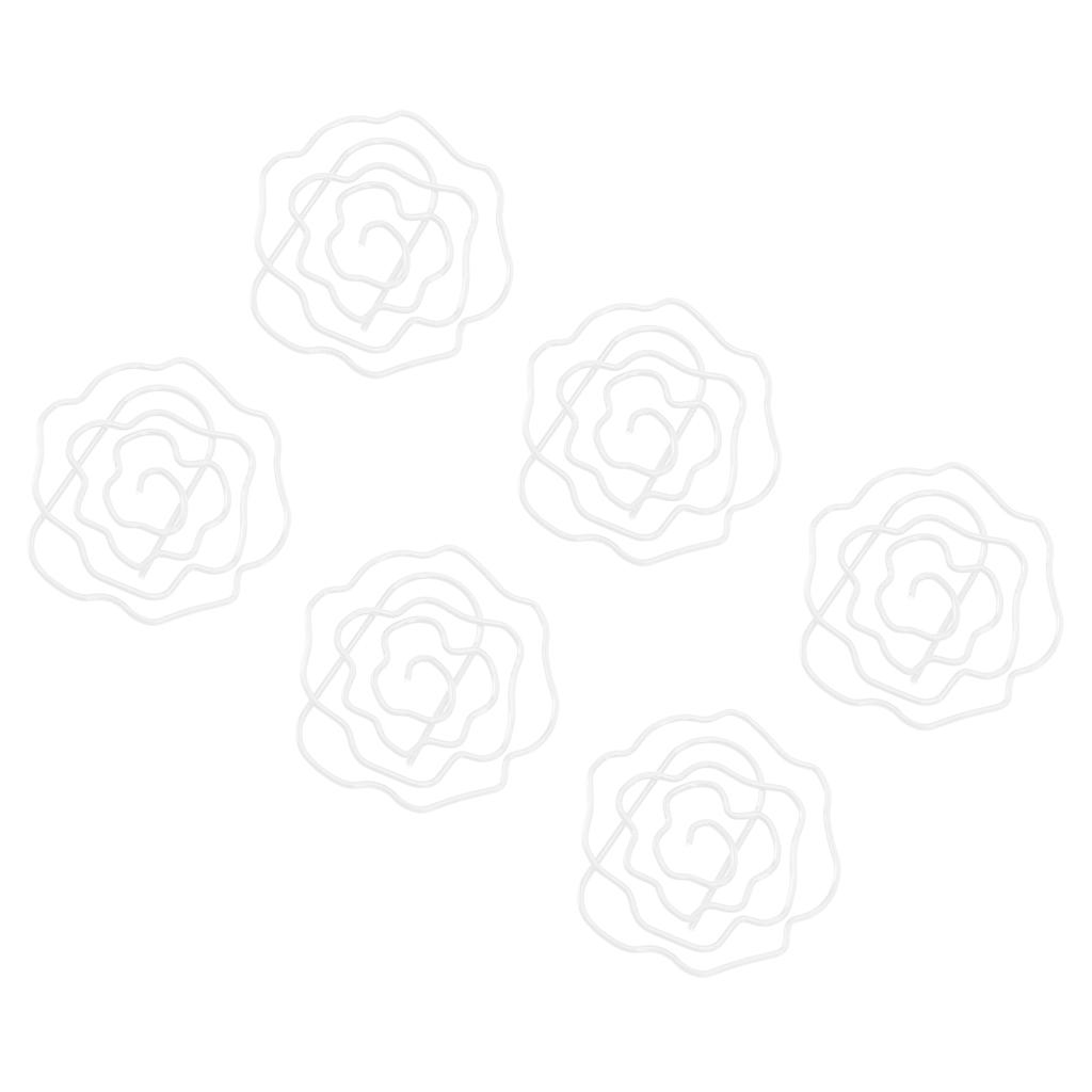 50pcs Paper Clips Cute Shaped Decorative Metal Paperclips with Storage Box for School