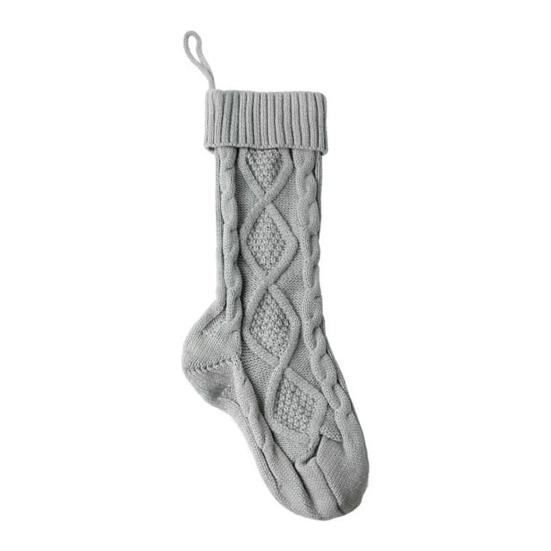 Christmas Stockings 20 Inch Large Cable Knit Stockings Fireplace Hanging Goodie Bags for Xmas Tree Holiday Home Decor
