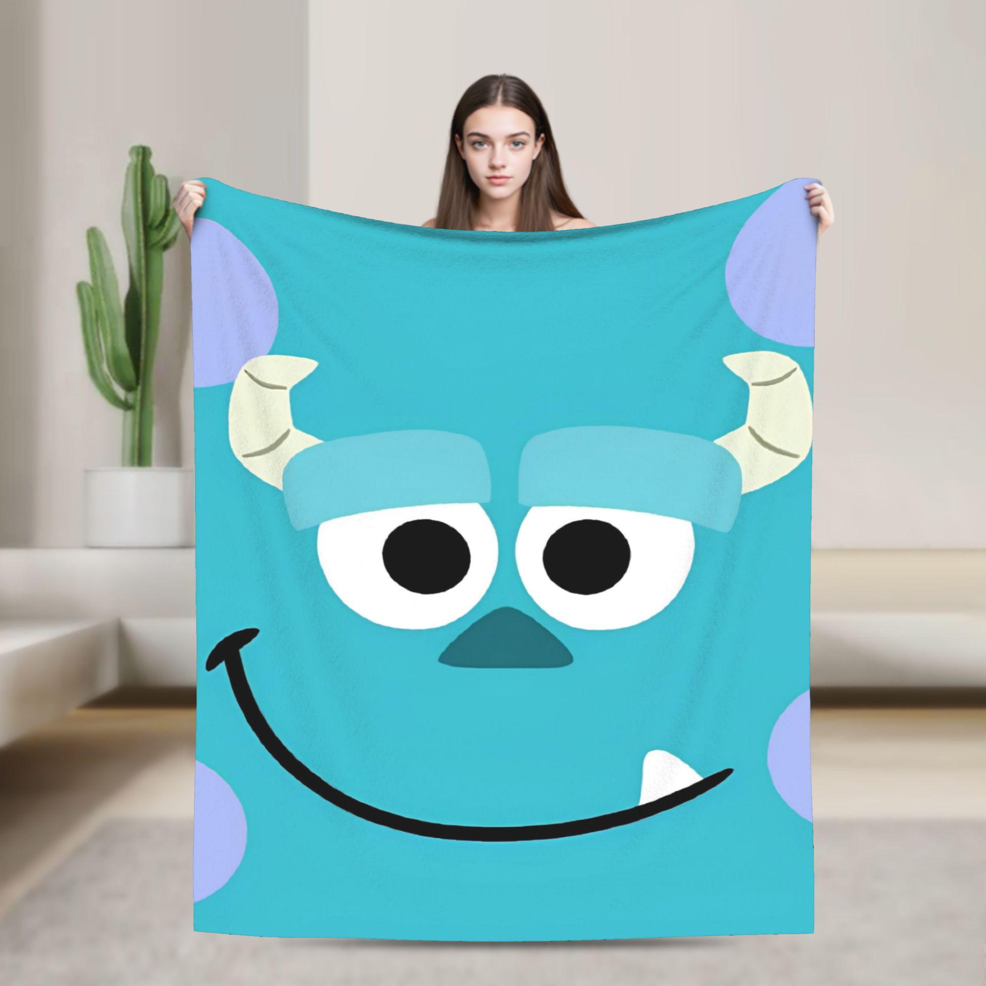 Monsters, Inc. Blankets Cute Boo Flannel Novelty Soft Throw Blanket for Bedspread Winter 75x90cm