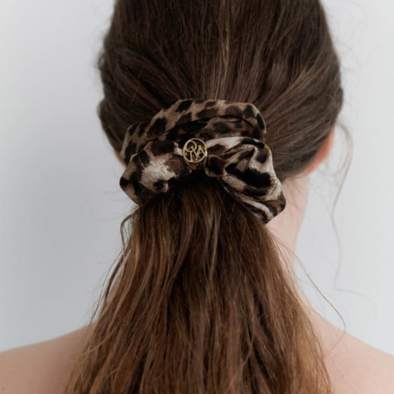 OVLA Leopard Symbol Scrunchie HS025