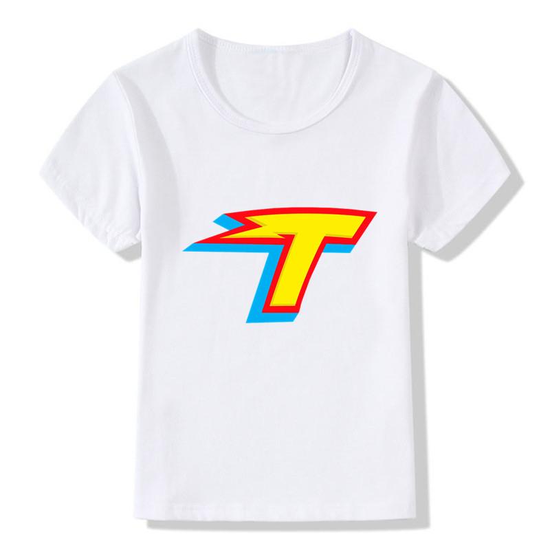 

New Cute The Thundermans TV Shows Print T-shirts Summer Kids T Shirt Baby Girls Boys Clothes Fashion Streetwear Tops 130