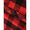 Men's Shirts Classic Plaid Casual Button Down Hooded Long Sleeved Double Pockets Shirt Hoodie Flannel Jacket Spring Autumn