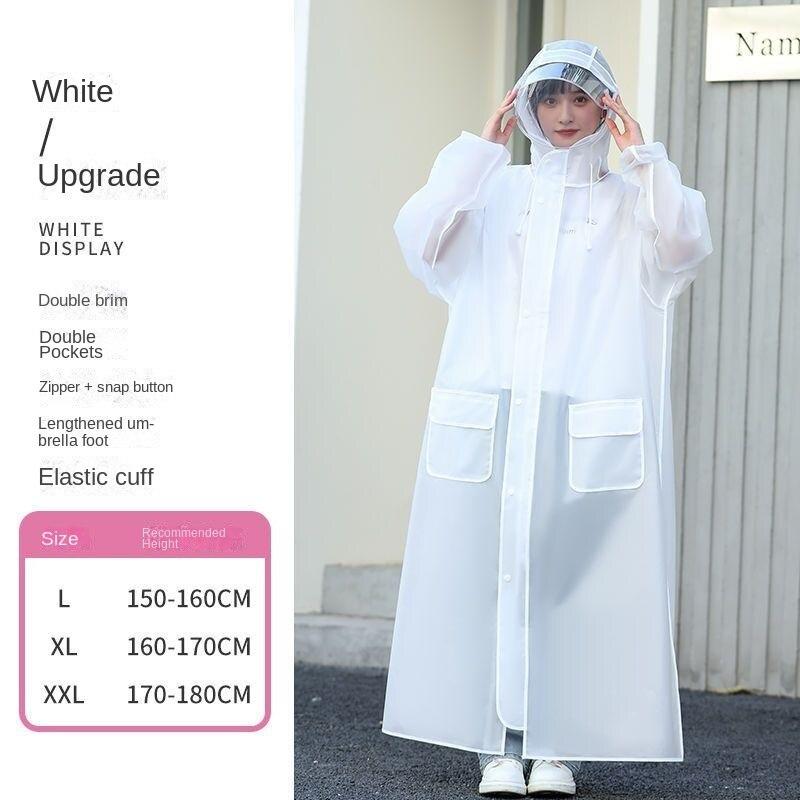 Regenmantel Regenfester Ganzkörper-integrierter verdickter langer Herren- und Damen-Poncho für Erwachsene beim Reiten und Wandern im Elektroauto