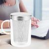 LICG 500Ml Travel Heat-Resistant Glass Tea Infuser Mug With Stainless Steel Lid Coffee Cup Tumbler Kitchen Heat-Resistant Large