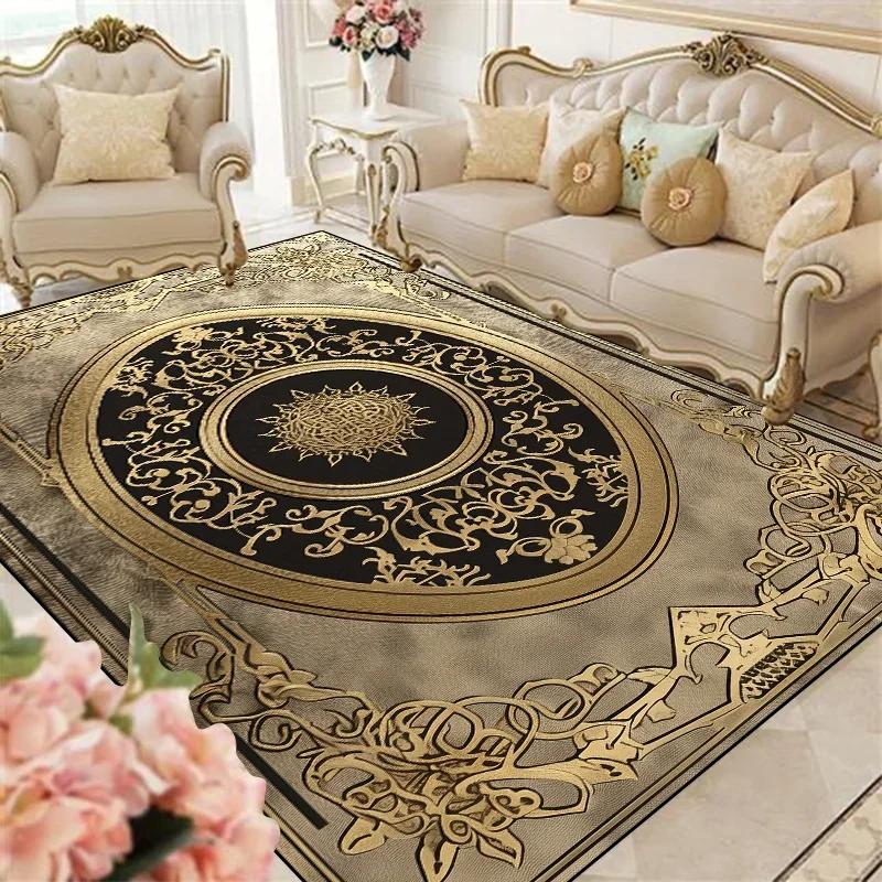 Luxe Europese Woonkamer Kleden Lounge Sofa Salontafel Antislip Tapijt Huis Kamer Slaapkamer Decor Garderobe Vloermatten Wasbaar