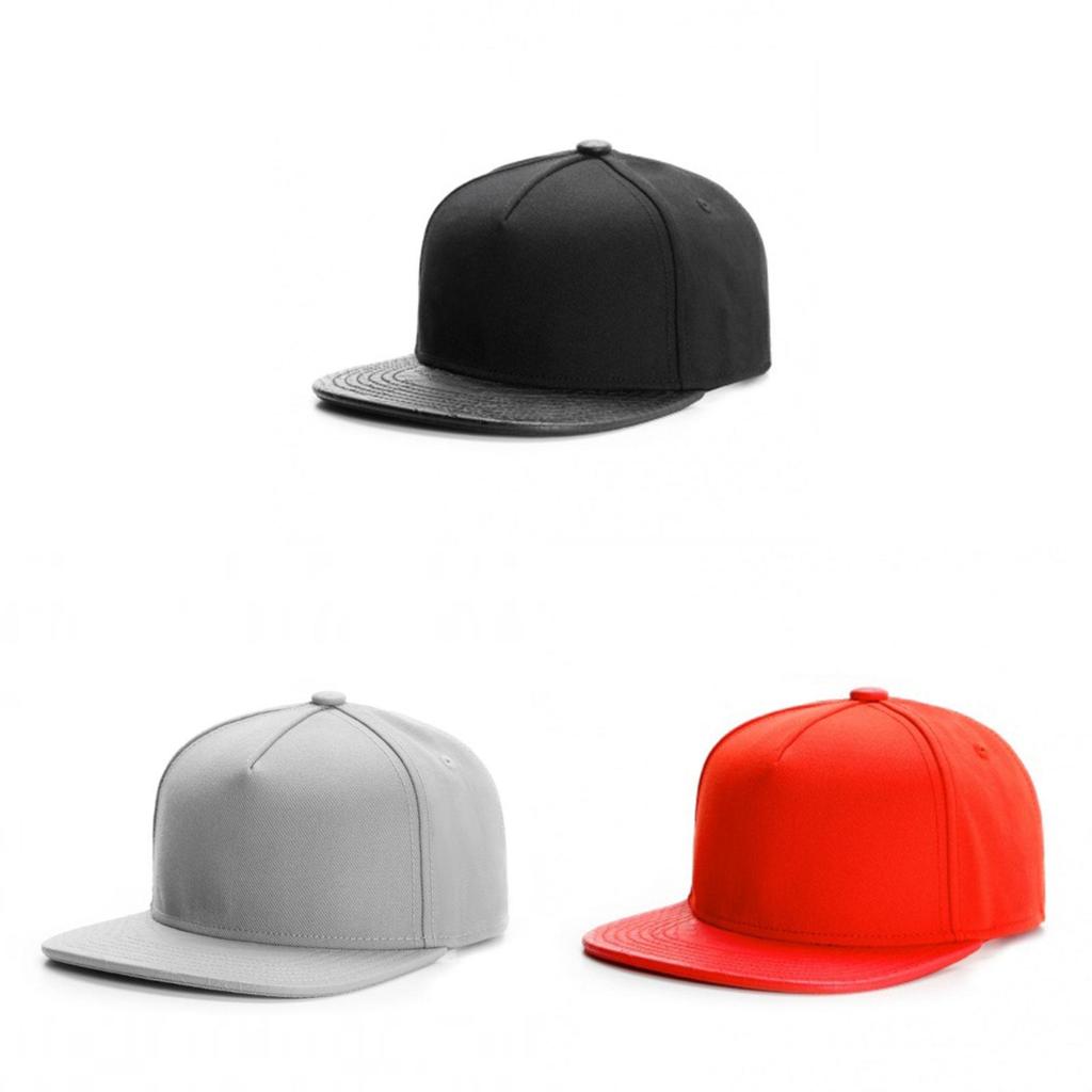Black Plain Canvas Sun Hat With Breathable Material And Stylish Print For Outdoor Activities