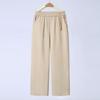 Summer 2026 Mom's Wide-Leg Drape Pants - Lightweight, Loose, Straight-Leg for Middle-Aged and Elderly Women