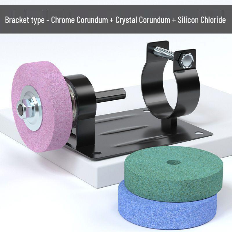 Compact Household Knife Sharpener and Polishing Machine with Sanding Wheel and Hand Drill Conversion Bracket