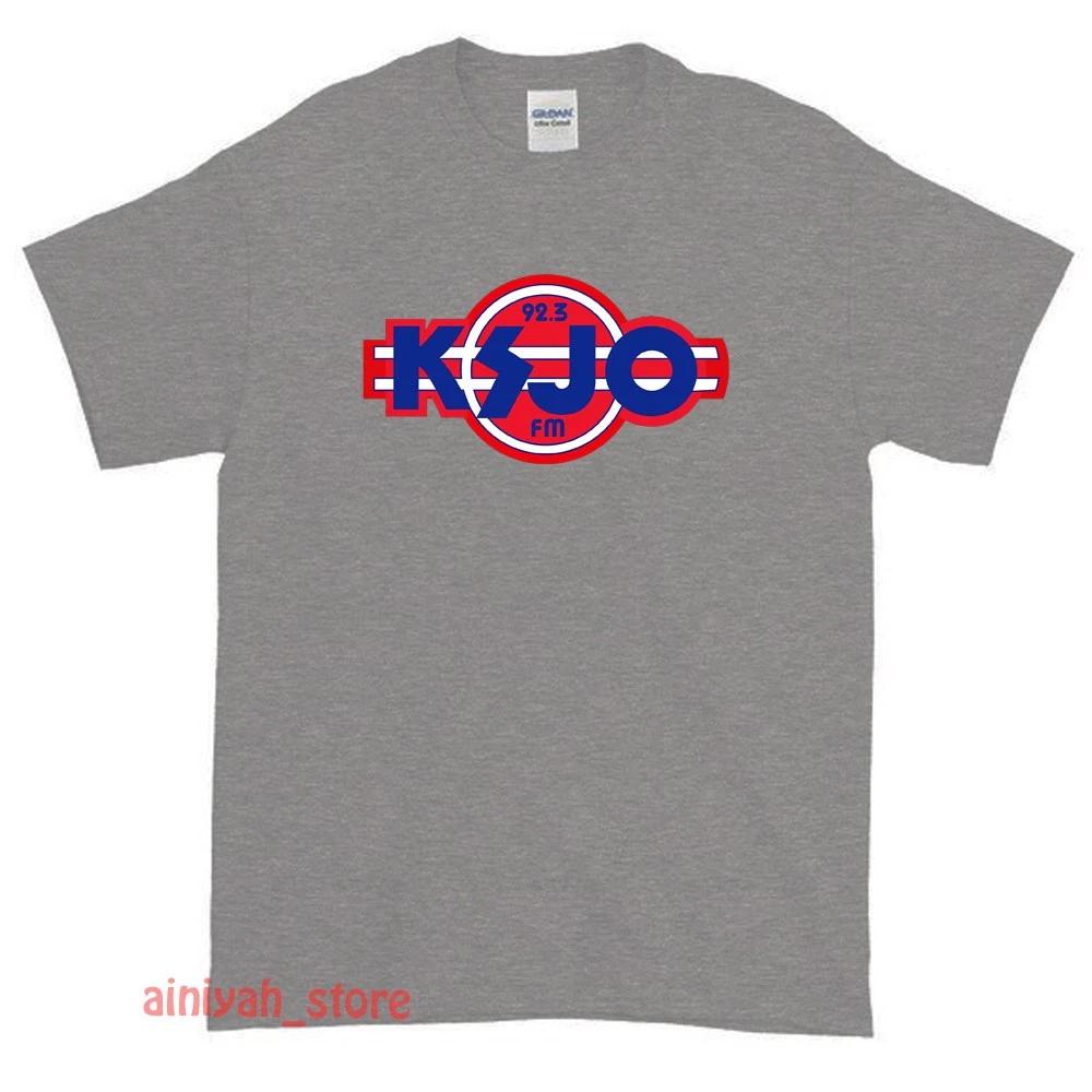 New Ksjo 92 FM Radio Logo Men s Funny T shirt USA Size S-XXL 2XL